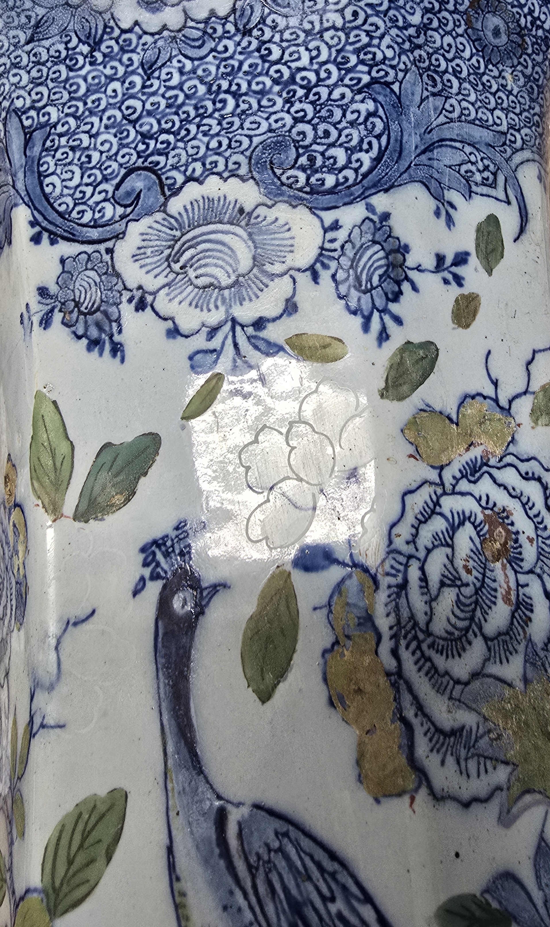 Foto met een spoor van een bloem